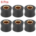 Universal Motorcycle 10mm Rear Shock Absorber Cushion Rubber Ring Bush Pack of 6