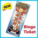 Bingo Flyers Hoy Bingo Test Your Strength Ring the Bell Bingo Sheet Bingo 100 