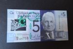 CLYDESDALE BANK POLYMER ISSUE, 13.02.15, P229N  £5, THORBURN,  FB2 026758,  AUNC