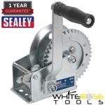 Sealey Winch Geared Hand Winch 540kg Capacity Steel Manual Brake