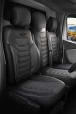 Tailored Seat Covers For RENAULT TRAFIC 2015 - 2026 Pique Fabric