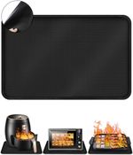 Heat Resistant Silicone Mat 60X40 Cm, Fireproof Mat for Coffee Machine, Non-Slip