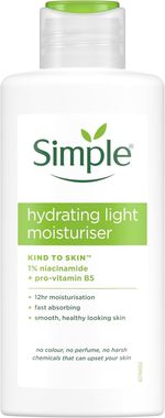 Simple Kind to Skin Hydrating Light Moisturiser 12 Hour Moisturisation, 125 ml