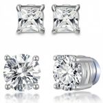 Magnetic Earrings Clip Women Men Studs Pair Stud Fake Unisex Non-piercing Magnet