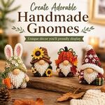 2026 3D Beaded Gnome Craft Kit DIY Handmade Bead Craft Art Set with Instructions
