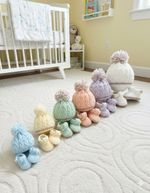 Hat & Shoes baby gift Set knitting pattern 6 size options from prem to 12 months