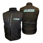 Apico Factory Racing Softshell Gilet Body Warmer X-Large Adult Black MX Enduro