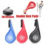 Taekwondo Double Kick Pad Target Tae Kwon Do Karate Kickboxing MMA Training Tool