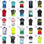 Mens Cycling Team Vests cycling jerseys Windproof vest Cycling Sleeveless Jersey
