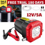 Electric Siphon Pump Extractor Diesel Pump Oil Liquid Fuel Transfer Easy Use