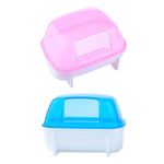 Hamster Mouse Gerbil Sand Bath Small Pet Sand Bath Container Box