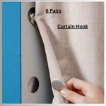 Modern Metal Magnetic Curtain Hook, Easy-to-Install Wall-Mounted Buckle