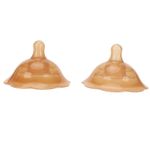 2pcs Breastfeeding Nipple Shield Double Suction Cup Silicone Nipple Shield P CUT