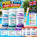 200pcs Chlorine Dip Test Strips Swimming Pool Water Spa Hot Tub Ph Tester Paper