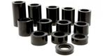 Nylon Standoff Plastic Spacers Washers - Black, M3, M4, M5, M6, M8 Sizes 3-25mm