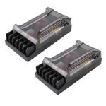 ⁺2Pcs 2 Way Car Audio Crossover Overcurrent Protection Universal Heat