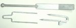 Field Gate Spring Fastener Heavy Duty Latch Set in Galv Farm Gates Lock Latch