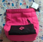 Black Diamond Mondito Chalk Pot Chalk Bag, Small, Pink/Black