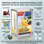 Pokemon 6 Pack Booster Bundle Magnetic Protector Acrylic Display Case UV+ NEW
