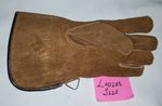 New Falconry Glove Single Layer Ladies Palm Suede Leather 12" (Sandy Brown)