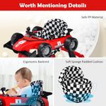 4-in-1 Baby Push Walker With Adjustable Height And Speed - Red