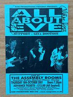 Signed Tour Flyer 2001 - All About Eve - signed by 2