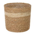 Wickerfield Natural Seagrass Indoor Planter Storage Basket Flower Pot