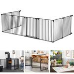 Heavy Duty Metal Puppy Dog Cat Play Pen Fence Enclosure Indoor/Outdoor Run Cage