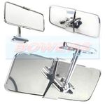 Universal Classic Car Kit Car Stainless Steel Chrome Interior Rear View Mirror