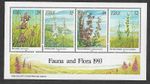 Ireland-1993 Orchids min sheet mnh flowers