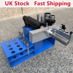 Manual hydraulic Stripping Machine Rubber Hose Peeling Skiving Machine+10x Dies 