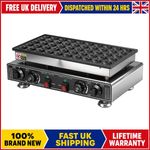 Poffertjes Maker Machine 50 Hole Commercial Electric 1800W Nonstick UK Warehouse