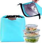 GWAWG Small Insulated Lunch Bag Cooler Zip Buckle Picnic Work Travel Food Bag