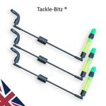 3 pc Green Bite Indicator Swingers bobbins Set Carp fishing TJR Tackle
