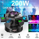 200W 10 LED RGBW Moving Head Strobe Light Laser Stage Lighting Beam DMX Disco DJ