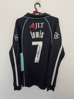 SURREY WALES CRICKET SHIRT LONG SLEEVE MKK #7 LEWIS SIGNED SIZE XL ADULT