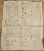 1945 WWII Burma Military Map Sheet 93 D/3 Yamethin Pyawbwe Restricted 50x61cm