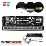 Number Plate Holder With Built In 20" Inch LED Light Bar With White or Amber DRL