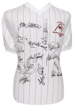 RARE ABERDEEN 1983 EUROPEAN CUP WINNERS CUP SHIRT SIGNED BY 16 PROOF & COA