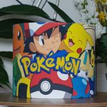 Pokemon Pikachu and Ash Ceiling Drum Light Shade 25cm/10"