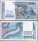 Central Bank of Ireland. 20 Punt 20-10-81 (BYB; E148) HHE 835987 GEF.