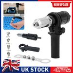 Electric Rivet Nut Gun Cordless Drill Pop Adapter Riveting Riveter Insert Tool .