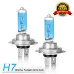 2X H7 Halogen Headlight Bulbs Low Beam Super White 12V 6000K