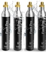 4 x CO2 Cylinder , Carbonates Up to 240L compatible w SodaStream, Aarke + more