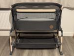 Maxi-Cosi Iora Air Crib Co Sleeper  Next To Me Bedside Crib - Beyond Graphite