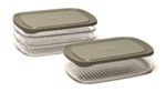 Meat & Cheese Fridge Boxes Food Storage Deli Cold Cuts Containers Cheese Saver