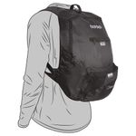 Oxford X Handy Sack Motorcycle Motorbike Backpack Rucksack Black (OL858)