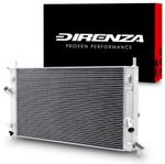 DIRENZA 40mm ALUMINIUM RACE TRACK RADIATOR RAD FORD FOCUS MK2 ST 225 ST225 2.5