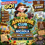 Mono_Poly_Go MUMMY Adventures Club Slot :-Guraranteed (4x mine 1 x yours)