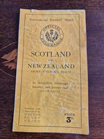 1946 Scotland  V New Zealand All Blacks Army Touring Team